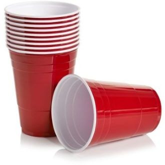 Plastic red solo cups (200 cups)