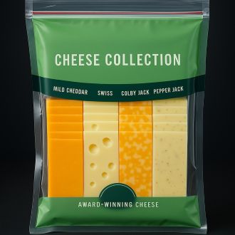 Sliced & diced assorted cheeses (2 lbs)